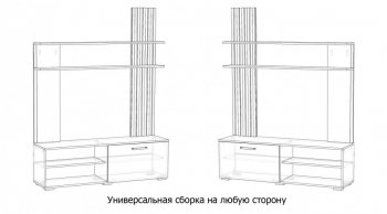 Стенка Каролина Дуб Вотан/Кашемир (Лин) в Полевском - polevskoj.mebel-e96.ru