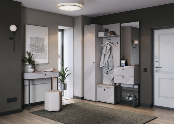 Прихожая Кашемир модульная (МЛК) в Полевском - polevskoj.mebel-e96.ru