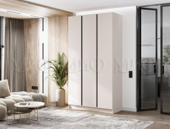 Шкаф 1200 мм 3-х ств. Келвин кашемир (Миф) в Полевском - polevskoj.mebel-e96.ru