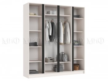 Шкаф 2000 мм 4-х ств. Келвин кашемир (Миф) в Полевском - polevskoj.mebel-e96.ru