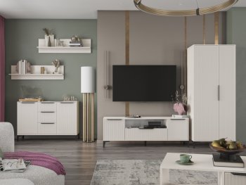 Стенка Кимберли кашемир, модульная (Handis) в Полевском - polevskoj.mebel-e96.ru