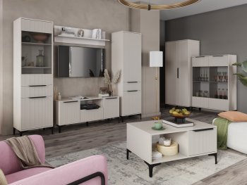 Стенка Кимберли кашемир, модульная (Handis) в Полевском - polevskoj.mebel-e96.ru