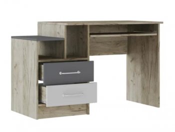 Стол письменный Колибри Лофт серый (Текс) в Полевском - polevskoj.mebel-e96.ru
