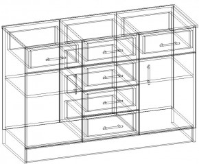 Комод К1200 2Д серия София в Полевском - polevskoj.mebel-e96.ru