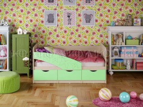 Кровать Бабочки (Салатовый матовый) 1600 в Полевском - polevskoj.mebel-e96.ru