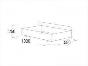 Кровать двойная Ольга 1Н + 2-а ящика (1200*2000) в Полевском - polevskoj.mebel-e96.ru