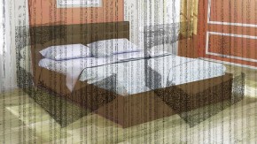 Кровать интерьерная Лита с латами 1400*2000 в Полевском - polevskoj.mebel-e96.ru