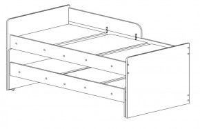Кровать выкатная Радуга (Матрешка) 800*1900 в Полевском - polevskoj.mebel-e96.ru