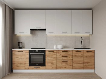 Кухонный гарнитур высокий Лада 3000 мм (Санвут) в Полевском - polevskoj.mebel-e96.ru