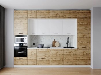 Кухонный гарнитур Лада 3400 мм (Санвут) в Полевском - polevskoj.mebel-e96.ru