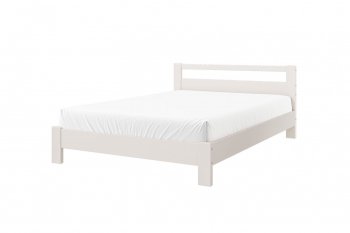 Кровать из массива Лана Льняной (БМ) в Полевском - polevskoj.mebel-e96.ru