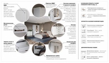 Шкаф распашной 1440 мм Лацио 3Д, белое дерево (Имп) в Полевском - polevskoj.mebel-e96.ru