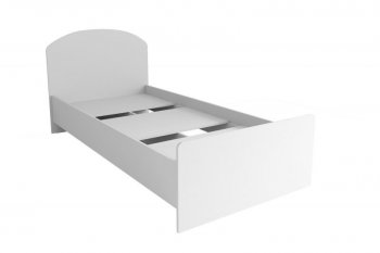 Кровать Лавис КРД 900.1 белый софт (ДСВ) в Полевском - polevskoj.mebel-e96.ru