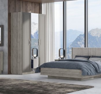 Спальный гарнитур Лежер модульный, холст вулканический (СанТан) в Полевском - polevskoj.mebel-e96.ru