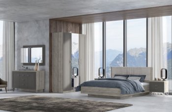 Спальный гарнитур Лежер модульный, холст вулканический (СанТан) в Полевском - polevskoj.mebel-e96.ru