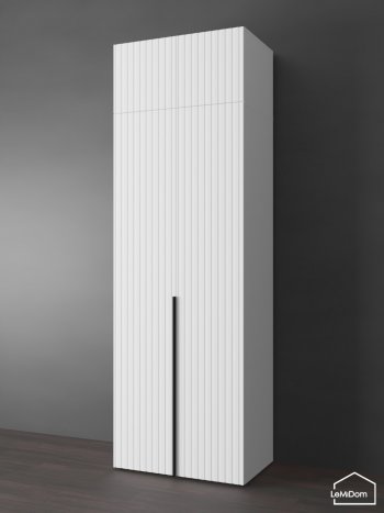Шкаф с антресолью 800 мм Linnea MHR-2A-2 2450х800х510 (Белый-М 11.1.2) в Полевском - polevskoj.mebel-e96.ru