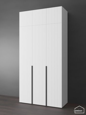 Шкаф с антресолью 1200 мм Linnea MHR-3A-1 2450х1200х510 (Белый-М 11.1.2) в Полевском - polevskoj.mebel-e96.ru