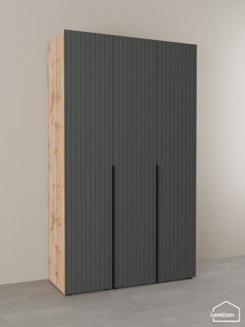 Шкаф с антресолью 1200 мм Linnea MHR-3A-2 2450х1200х510 (ДВ-М 11.1.25) в Полевском - polevskoj.mebel-e96.ru