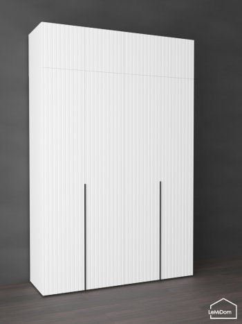 Шкаф с антресолью 1600 мм Linnea MHR-4A-1 2450х1600х510 (Белый-М 11.1.2) в Полевском - polevskoj.mebel-e96.ru