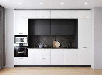 Кухонный гарнитур Лофт 3400 мм (Санвут) в Полевском - polevskoj.mebel-e96.ru