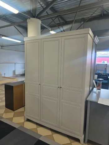 Шкаф 1500 мм распашной ШР-3 Лорето, льняной (БМ) в Полевском - polevskoj.mebel-e96.ru