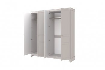 Шкаф 2000 мм распашной ШР-4 Лорето, льняной (БМ) в Полевском - polevskoj.mebel-e96.ru