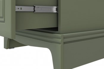 Комод 5 ящиков Лорето зеленый самшит (БМ) в Полевском - polevskoj.mebel-e96.ru