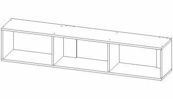 Стенка луксор (АстридМ) в Полевском - polevskoj.mebel-e96.ru