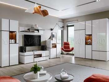 Стенка Мадера модульная (Миф) в Полевском - polevskoj.mebel-e96.ru