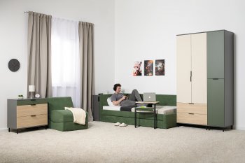 Набор детской мебели Марвэл модульный, сер. (Моби) в Полевском - polevskoj.mebel-e96.ru