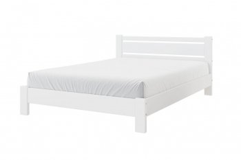 Кровать из массива Милс белый античный (БМ) в Полевском - polevskoj.mebel-e96.ru