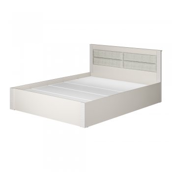 Кровать двуспальная Монако КР-16 кашемир (БТС) в Полевском - polevskoj.mebel-e96.ru