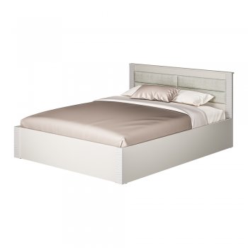 Кровать двуспальная Монако КР-16 кашемир (БТС) в Полевском - polevskoj.mebel-e96.ru