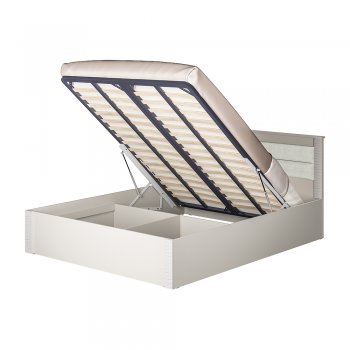 Кровать с подъемным механизмом Монако КР-16 Кашемир (БТС) в Полевском - polevskoj.mebel-e96.ru