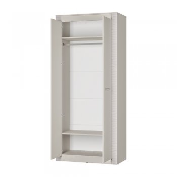 Шкаф для белья 960 мм Монако ШК-37 кашемир (БТС) в Полевском - polevskoj.mebel-e96.ru