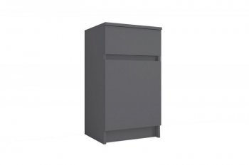 Тумба для обуви с 1ящ. Мори МПТ400 графит (ДСВ) в Полевском - polevskoj.mebel-e96.ru