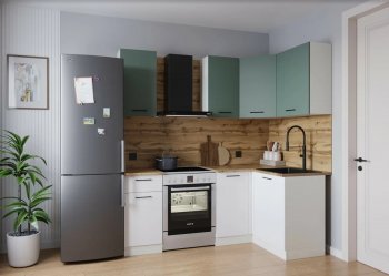 Кухонный гарнитур угловой Муссон 2000*1200 мм (Sanvut) в Полевском - polevskoj.mebel-e96.ru