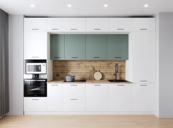 Кухонный гарнитур Муссон 3400 мм (Санвут) в Полевском - polevskoj.mebel-e96.ru