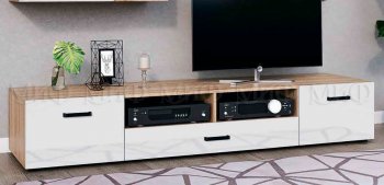 Тумба ТВ Нэнси NEW (2дв.+1ящ.) в Полевском - polevskoj.mebel-e96.ru