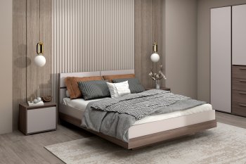 Спальный гарнитур Ника, модульный (Зарон) в Полевском - polevskoj.mebel-e96.ru