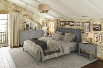 Комод 5 ящиков Никеа антрацит (БМ) в Полевском - polevskoj.mebel-e96.ru