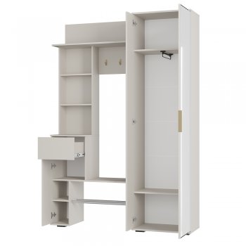 Прихожая Ницца ПР-04 Кашемир (БТС) в Полевском - polevskoj.mebel-e96.ru