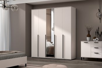 Шкаф 2000 мм Норден с зеркалом (Зарон) в Полевском - polevskoj.mebel-e96.ru | фото