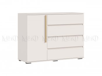 Комод 1 дверь 4 ящика (1200) Норд, кашемир (Миф) в Полевском - polevskoj.mebel-e96.ru