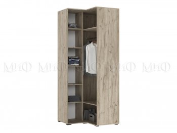 Шкаф угловой Норд крафт серый/кашемир (Миф) в Полевском - polevskoj.mebel-e96.ru