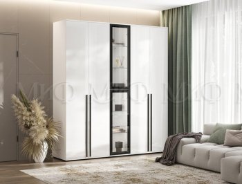 Шкаф Норд+ пенал со стеклом (Миф) в Полевском - polevskoj.mebel-e96.ru
