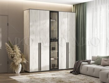 Шкаф Норд+ пенал со стеклом (Миф) в Полевском - polevskoj.mebel-e96.ru