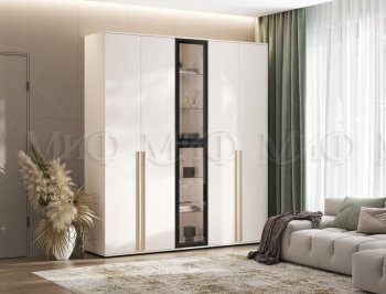 Шкаф Норд+ пенал со стеклом (Миф) в Полевском - polevskoj.mebel-e96.ru | фото