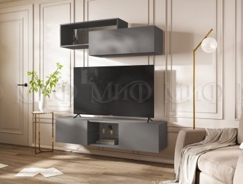 Стенка Норд-1 графит (Миф) в Полевском - polevskoj.mebel-e96.ru