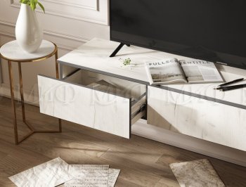 Стенка Норд-2 дуб крафт белый (Миф) в Полевском - polevskoj.mebel-e96.ru